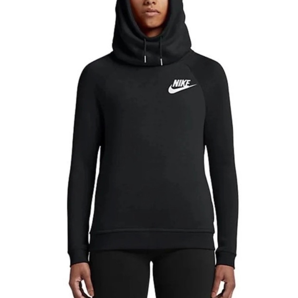 Nike women sportswear rally black hoodie XS